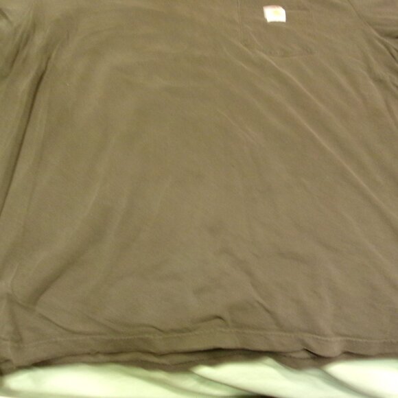 Carhartt K87 Mens XXL Black Pocket Work T-Shirt Original Fit Stained Distressed - Picture 7 of 14